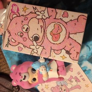 🩷🌈New 'Zsiga' X Carebear Designer Toy Figure From PopMart- "Cheer Bear"